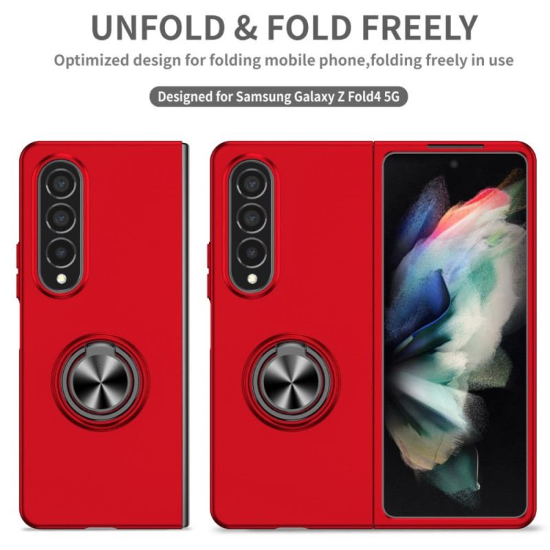 Capa Para Samsung Galaxy Z Fold 4 Anel De Cor Básica