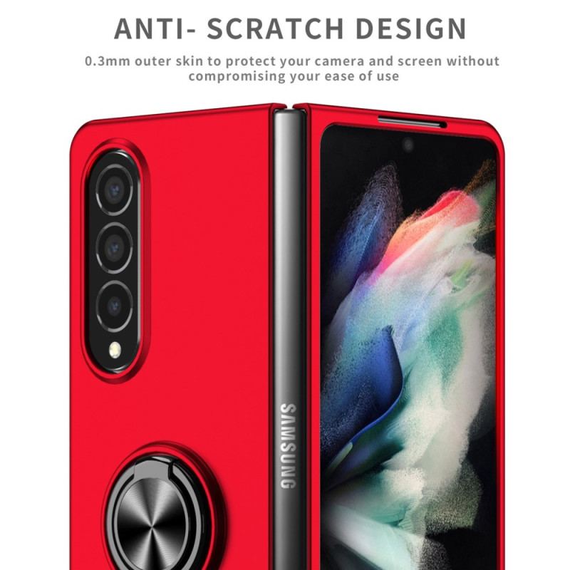 Capa Para Samsung Galaxy Z Fold 4 Anel De Cor Básica