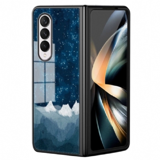 Capa Para Samsung Galaxy Z Fold 4 Céu Estrelado