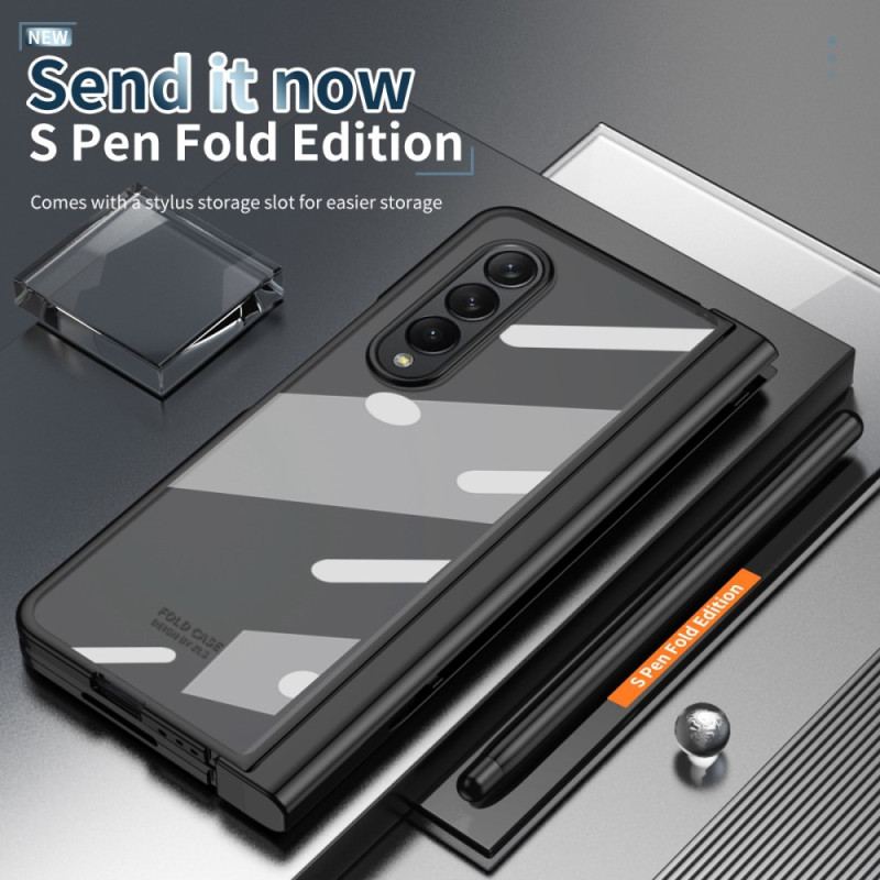 Capa Para Samsung Galaxy Z Fold 4 Concha Fosca Com Estilete