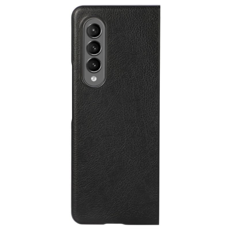 Capa Para Samsung Galaxy Z Fold 4 Couro Falso Clássico