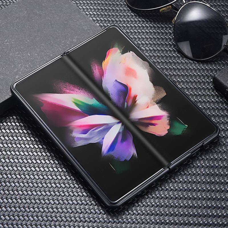 Capa Para Samsung Galaxy Z Fold 4 Couro Sintético Resistente Aos Negócios