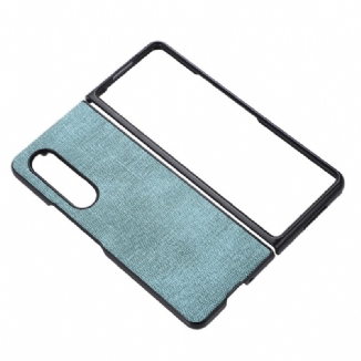 Capa Para Samsung Galaxy Z Fold 4 Couro Sintético Tecido