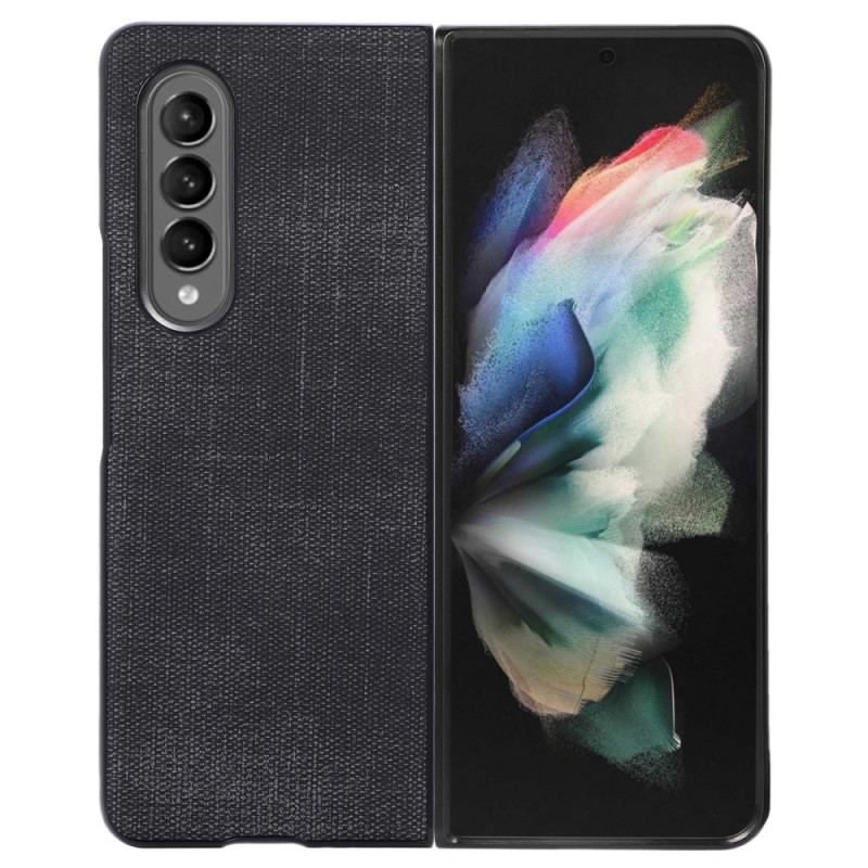 Capa Para Samsung Galaxy Z Fold 4 Couro Sintético Tecido