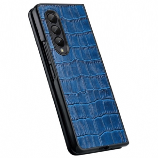 Capa Para Samsung Galaxy Z Fold 4 Croco Chic