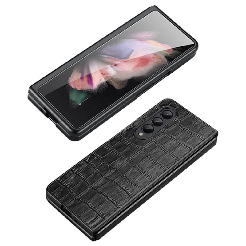 Capa Para Samsung Galaxy Z Fold 4 Croco Chic