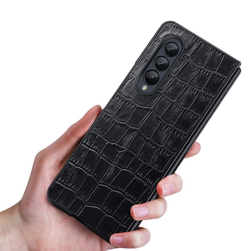 Capa Para Samsung Galaxy Z Fold 4 Croco Chic