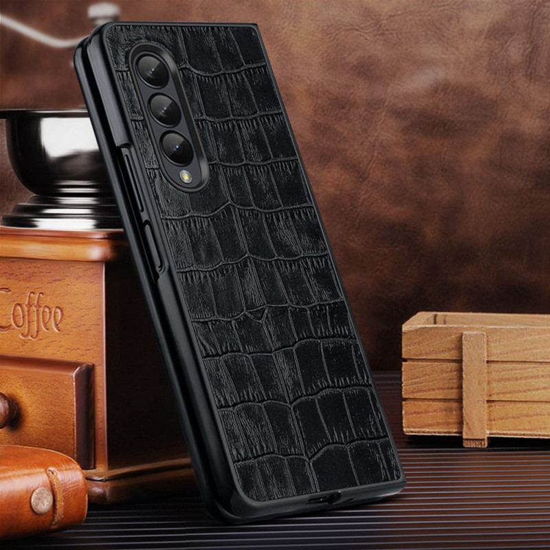 Capa Para Samsung Galaxy Z Fold 4 Croco Chic