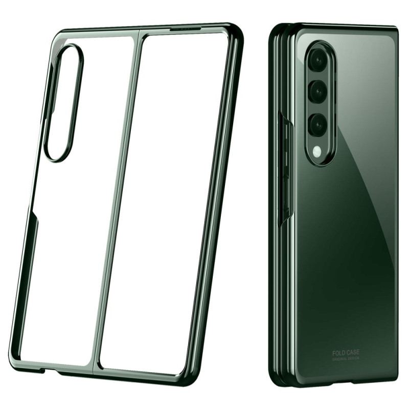 Capa Para Samsung Galaxy Z Fold 4 Discreto Metálico