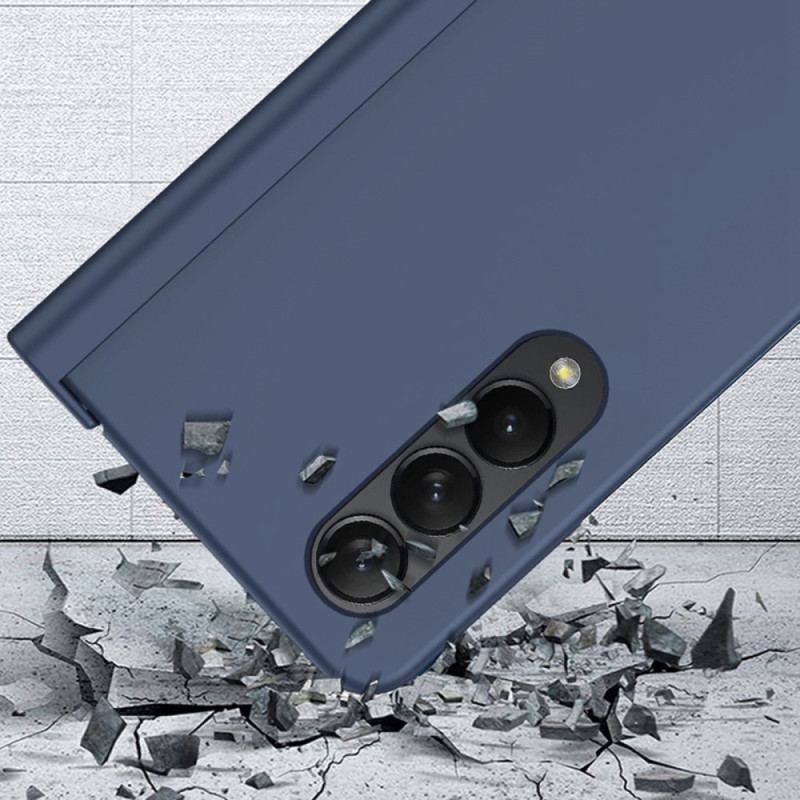 Capa Para Samsung Galaxy Z Fold 4 Dobradiça De Borracha