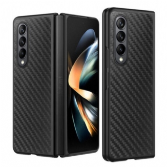 Capa Para Samsung Galaxy Z Fold 4 Fibra De Carbono E Microfibra