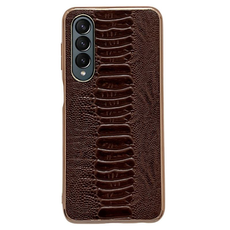 Capa Para Samsung Galaxy Z Fold 4 Linha Croco