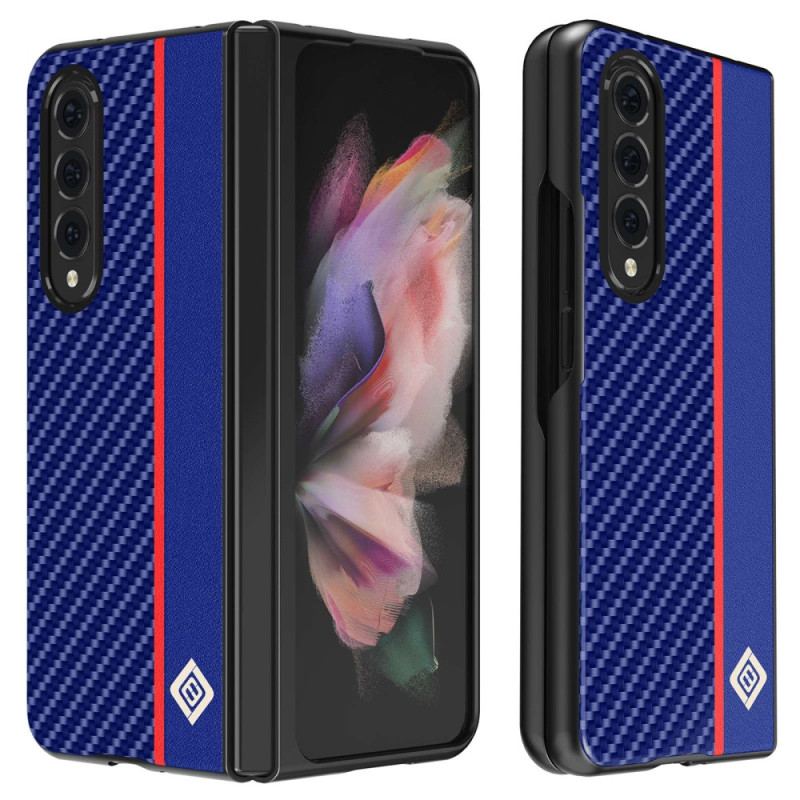 Capa Para Samsung Galaxy Z Fold 4 Linha De Fibra De Carbono Lc. Imeeke