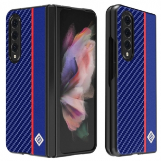 Capa Para Samsung Galaxy Z Fold 4 Linha De Fibra De Carbono Lc. Imeeke