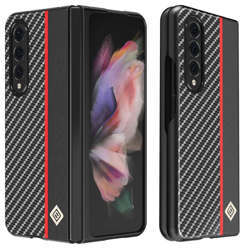 Capa Para Samsung Galaxy Z Fold 4 Linha De Fibra De Carbono Lc. Imeeke