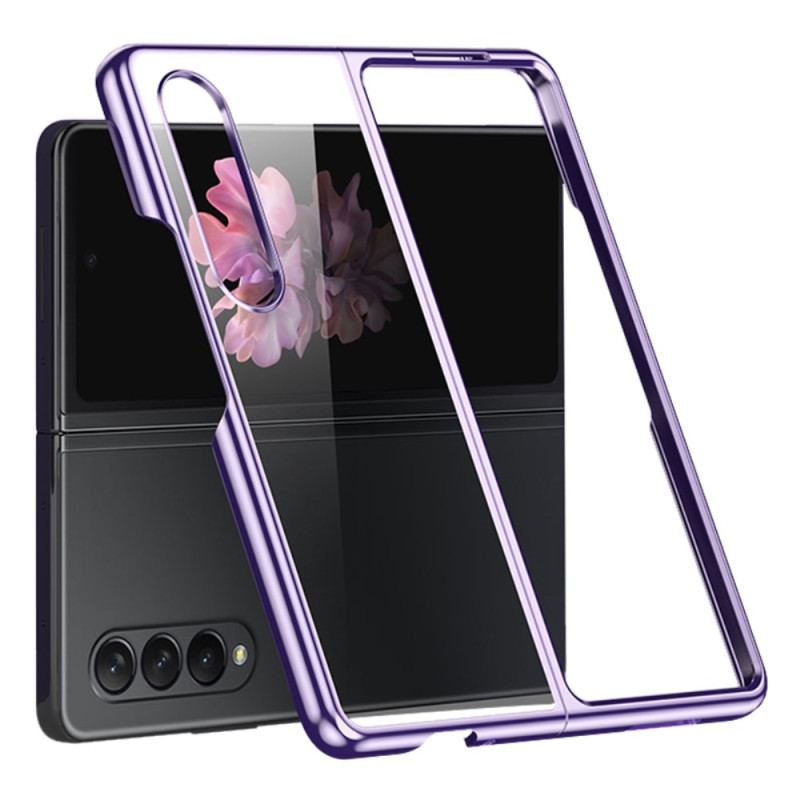 Capa Para Samsung Galaxy Z Fold 4 Metálico Transparente