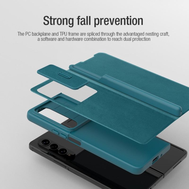 Capa Para Samsung Galaxy Z Fold 4 Nillkin Qin Pro