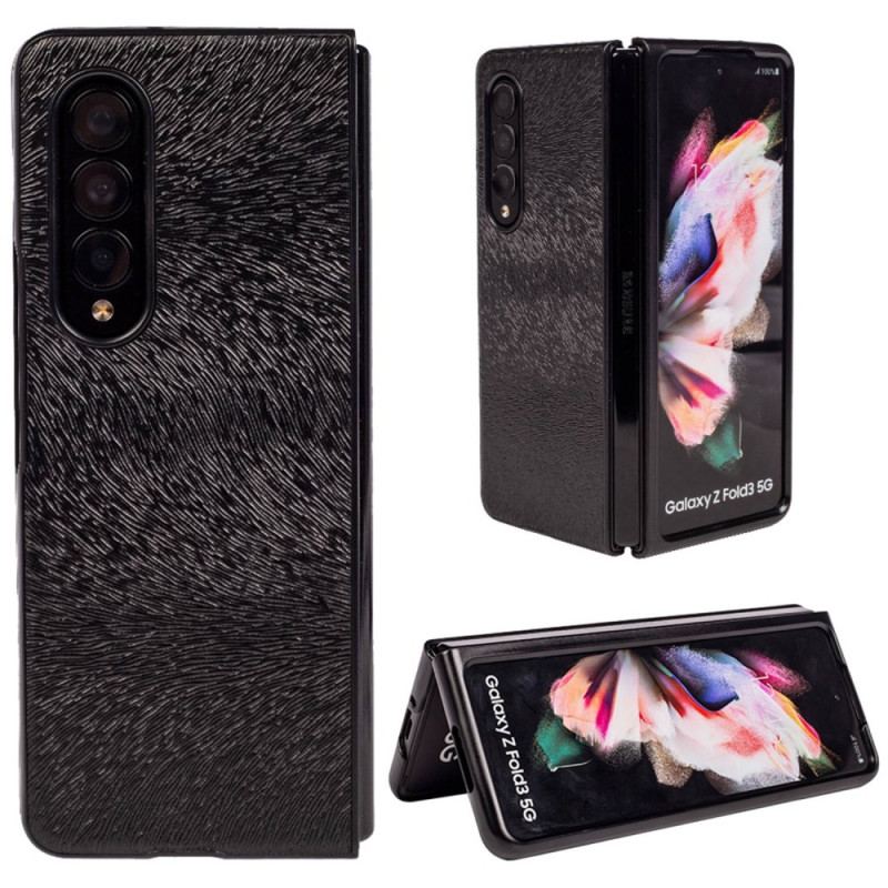 Capa Para Samsung Galaxy Z Fold 4 Pele Em Relevo