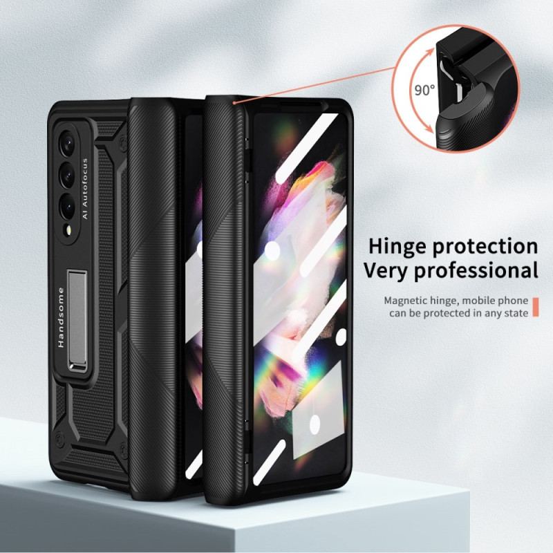 Capa Para Samsung Galaxy Z Fold 4 Capa Proteção Vidro Temperado De Proteção Dupla