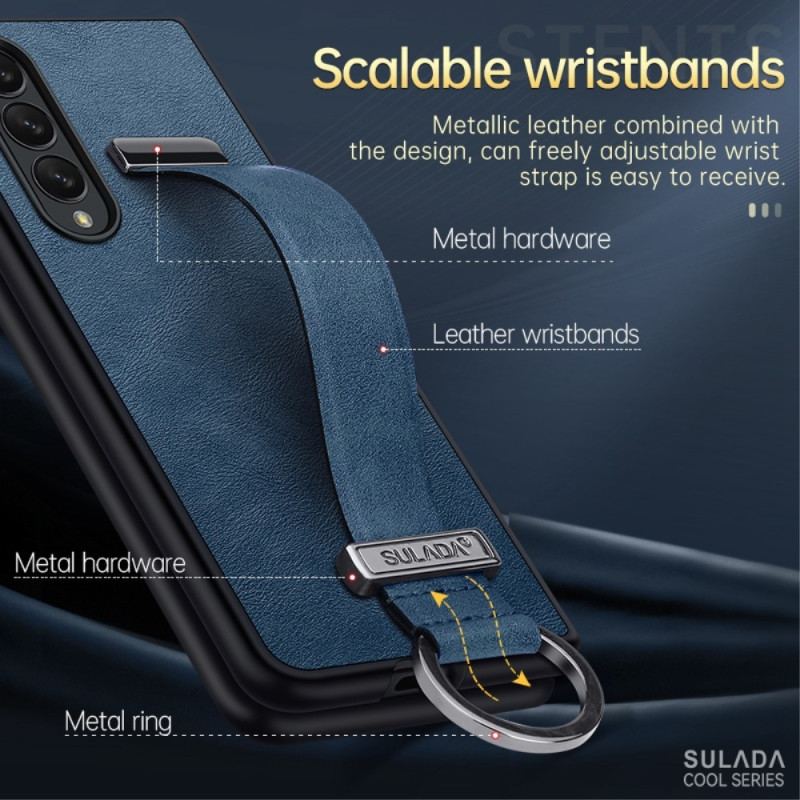 Capa Para Samsung Galaxy Z Fold 4 Pulseira Sulada