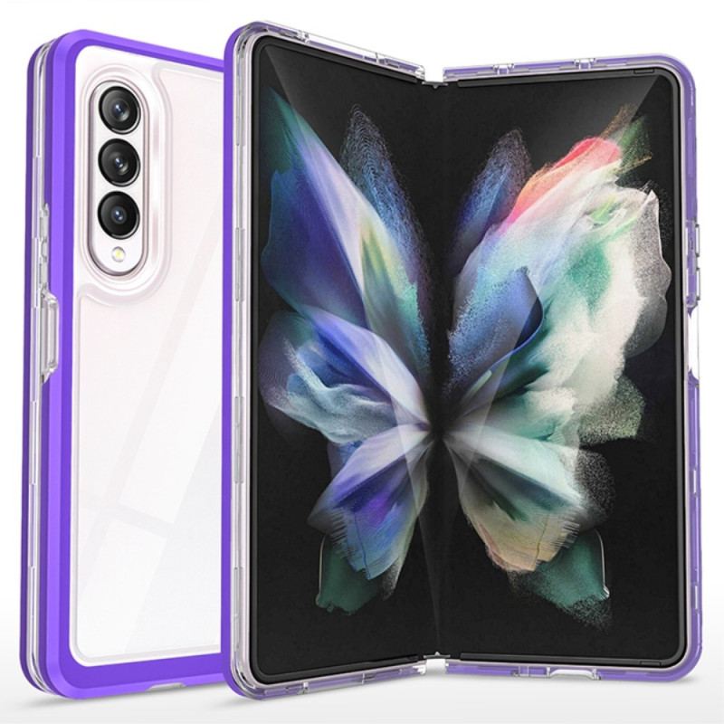 Capa Para Samsung Galaxy Z Fold 4 Roupas Esportivas Transparentes