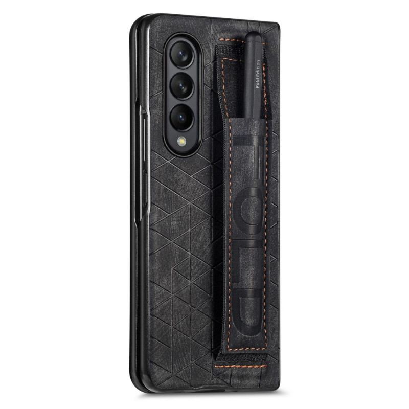 Capa Para Samsung Galaxy Z Fold 4 Suporte Para Caneta Suzanne