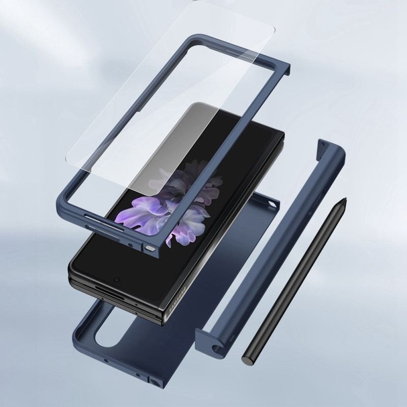 Capa Para Samsung Galaxy Z Fold 4 Tapete Articulado Discreto