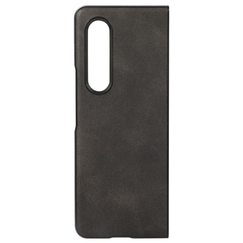 Capa Para Samsung Galaxy Z Fold 4 Textura Couro Revestido