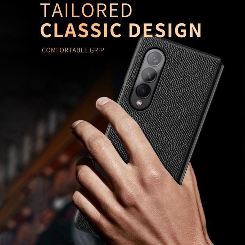 Capa Para Samsung Galaxy Z Fold 4 Textura Tecida