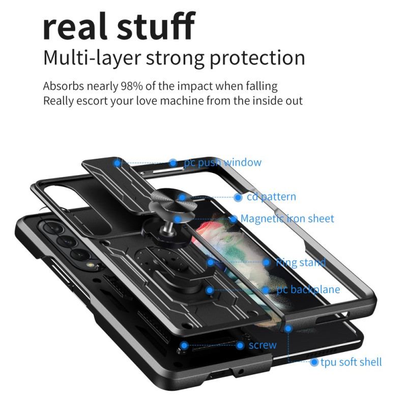 Capa Para Samsung Galaxy Z Fold 4 Transformador Ultra-resistente