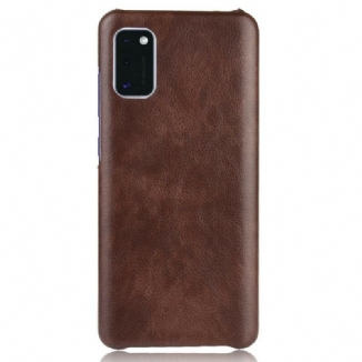 Capa De Celular Para Samsung Galaxy A41 Efeito Couro De Desempenho Lichia