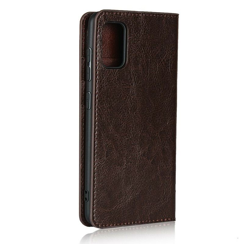 Capa De Celular Para Samsung Galaxy A41 Flip Couro Legitimo