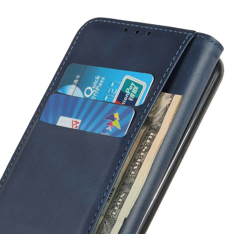 Capa De Celular Para Samsung Galaxy A41 Flip Couro Rachado