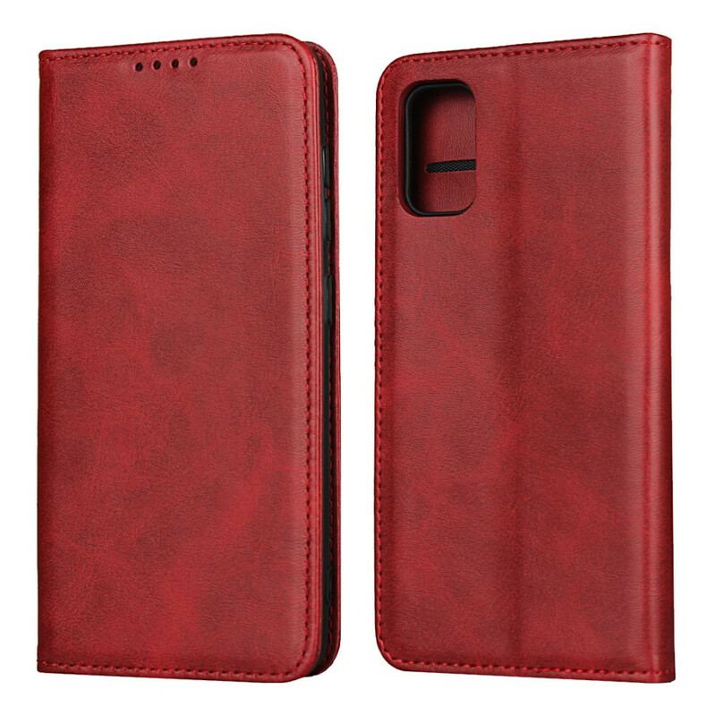 Capa De Celular Para Samsung Galaxy A41 Flip Estilo Couro Sobriedade