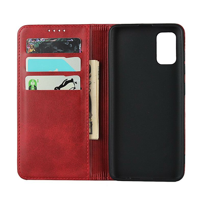 Capa De Celular Para Samsung Galaxy A41 Flip Estilo Couro Sobriedade