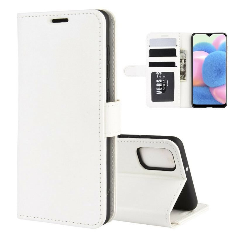 Capa De Couro Para Samsung Galaxy A41 Efeito Couro Fino