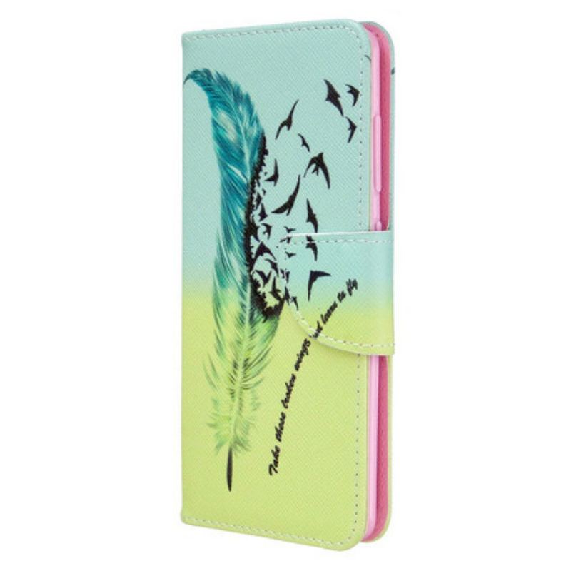 Capa Flip Para Samsung Galaxy A41 Aprender A Voar