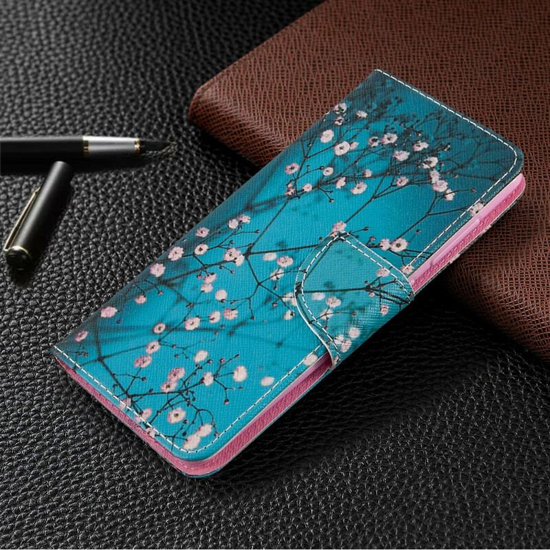 Capa Flip Para Samsung Galaxy A41 Árvore Florida