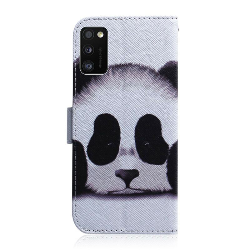 Capa Flip Para Samsung Galaxy A41 Cara De Panda