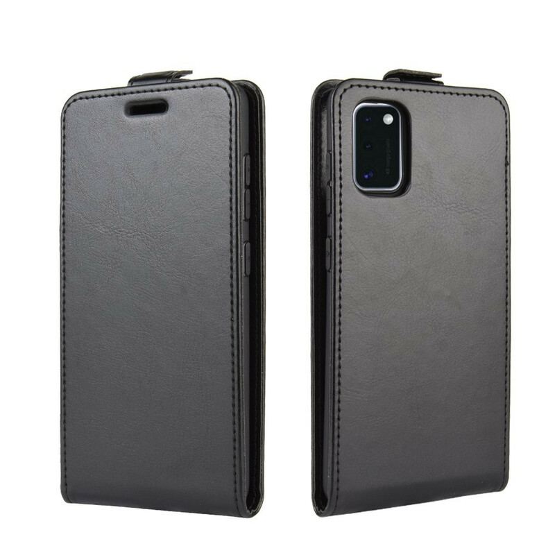 Capa Flip Para Samsung Galaxy A41 De Couro Efeito Couro Dobrável