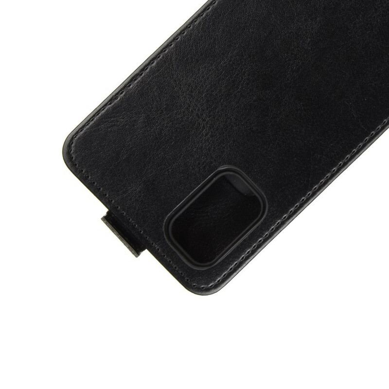 Capa Flip Para Samsung Galaxy A41 De Couro Efeito Couro Dobrável