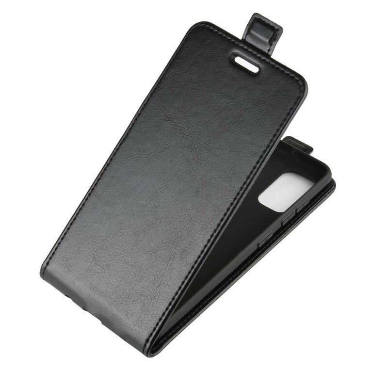 Capa Flip Para Samsung Galaxy A41 De Couro Efeito Couro Dobrável