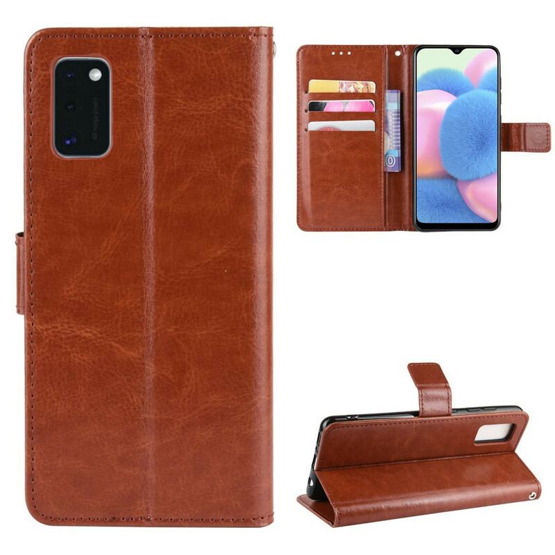 Capa Folio Para Samsung Galaxy A41 Couro Falso Chamativo