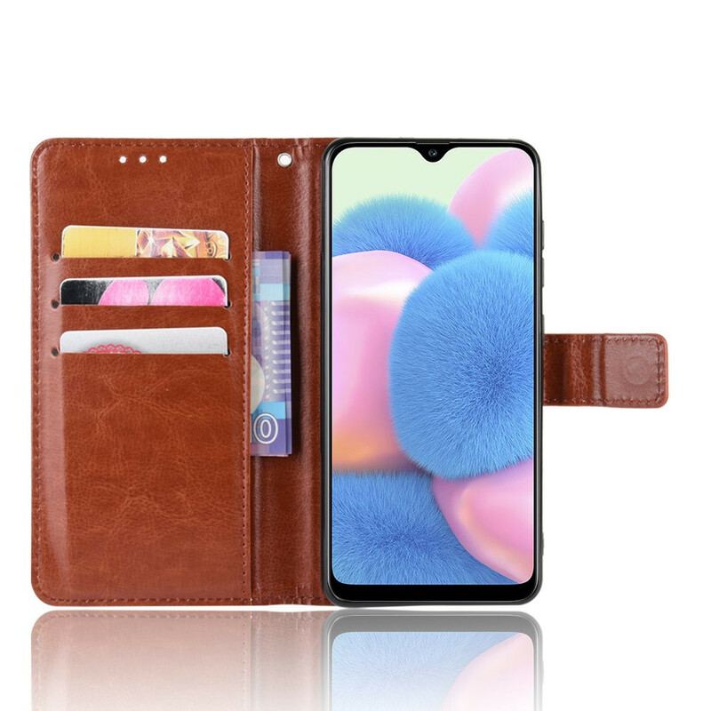 Capa Folio Para Samsung Galaxy A41 Couro Falso Chamativo