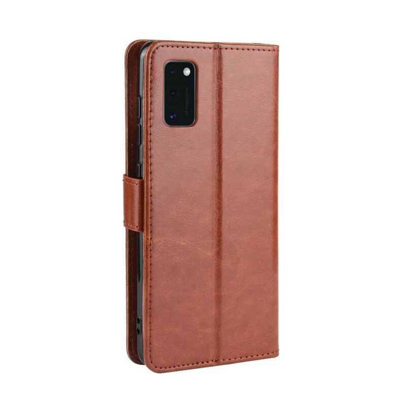 Capa Folio Para Samsung Galaxy A41 Couro Falso Chamativo