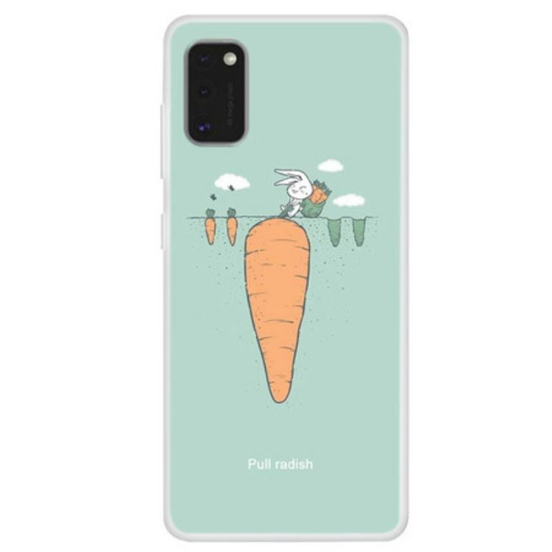 Capa Para Samsung Galaxy A41 Coelho No Jardim