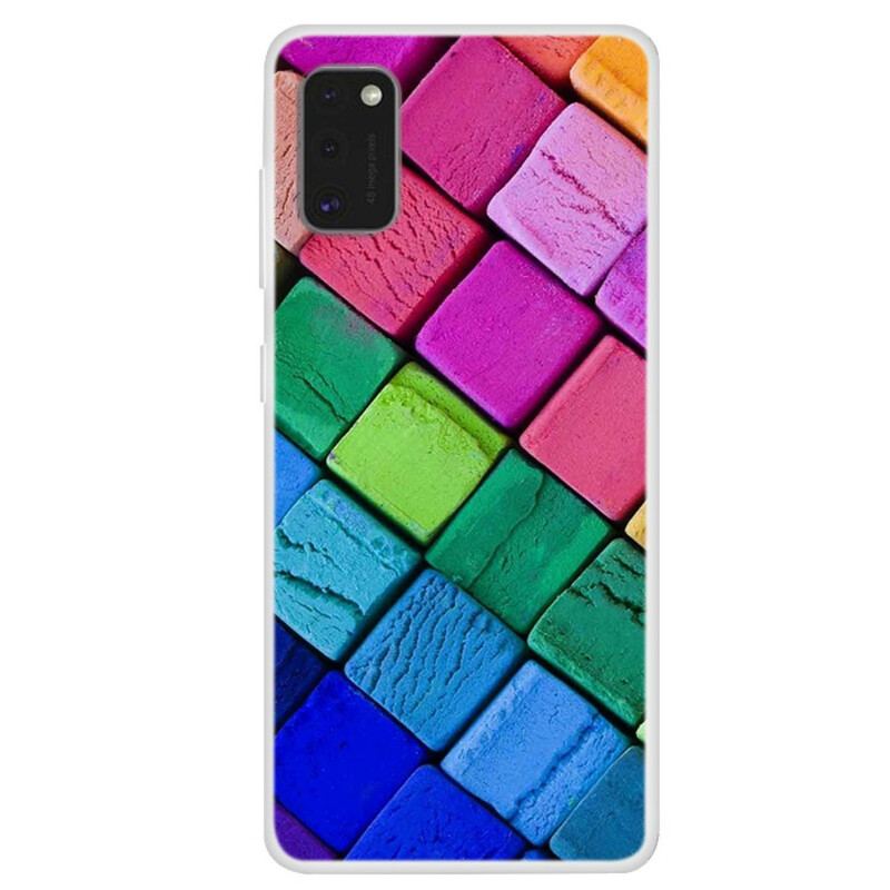 Capa Para Samsung Galaxy A41 Cubos Coloridos