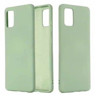 Capa Para Samsung Galaxy A41 Design De Silicone Líquido