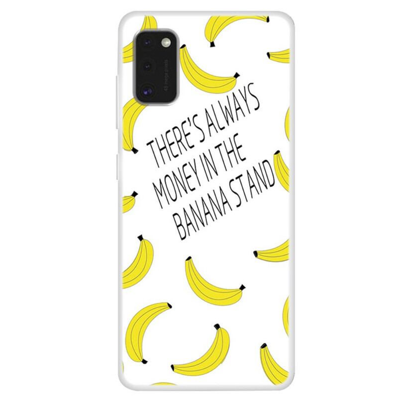 Capa Para Samsung Galaxy A41 Dinheiro Banana Transparente