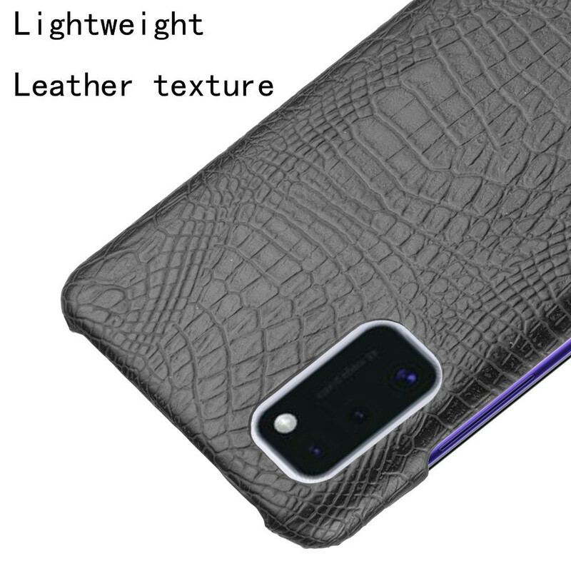 Capa Para Samsung Galaxy A41 Efeito Pele De Crocodilo